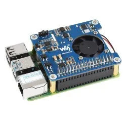 Waveshare Power Over Ethernet HAT (C) For Raspberry Pi 3B+/4B, 802.3af/at-Compliant, 56.5 X 65mm