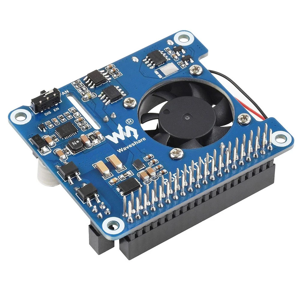 Waveshare Power Over Ethernet HAT (C) For Raspberry Pi 3B+/4B, 802.3af/at-Compliant, 56.5 X 65mm 4 Waveshare Power Over Ethernet HAT (C) For Raspberry Pi 3B+/4B, 802.3af/at-Compliant, 56.5 X 65mm - Image 2