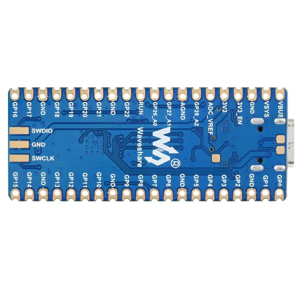 Waveshare RP2040-Plus, A Pico-like MCU Board Based On Raspberry Pi MCU RP2040, Plus Ver. 3 Waveshare RP2040-Plus, A Pico-like MCU Board Based On Raspberry Pi MCU RP2040, Plus Ver. - Image 2