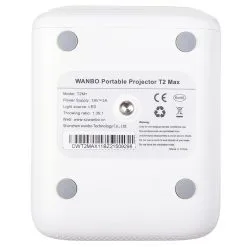 Xiaomi Wanbo T2 MAX 1080P Mini LED Projector WIFI Android 250ANSI Netflix YouTube Phone Portable - Global Edition 12 Xiaomi Wanbo T2 MAX 1080P Mini LED Projector WIFI Android 250ANSI Netflix YouTube Phone Portable - Global Edition -Headphones & Earphones shop XIAOMI Wanbo T2MAX 1080P Mini LED Projector Global Edition 475176 4