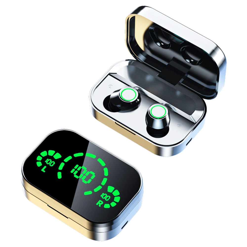 YD03 Bluetooth 5.3 TWS Earphones, Smart Digital Display, Game Video Musci Modes, Stereo Sound, Noise Reduction, Independent Use, Black 4 YD03 Bluetooth 5.3 TWS Earphones, Smart Digital Display, Game Video Musci Modes, Stereo Sound, Noise Reduction, Independent Use, Black - Image 2