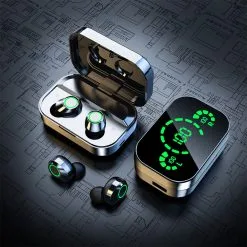 YD03 Bluetooth 5.3 TWS Earphones, Smart Digital Display, Game Video Musci Modes, Stereo Sound, Noise Reduction, Independent Use, Black 10 YD03 Bluetooth 5.3 TWS Earphones, Smart Digital Display, Game Video Musci Modes, Stereo Sound, Noise Reduction, Independent Use, Black -Headphones & Earphones shop YD03 TWS Earphones Bluetooth 5 3 509249 2