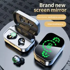 YD03 Bluetooth 5.3 TWS Earphones, Smart Digital Display, Game Video Musci Modes, Stereo Sound, Noise Reduction, Independent Use, Black 13 YD03 Bluetooth 5.3 TWS Earphones, Smart Digital Display, Game Video Musci Modes, Stereo Sound, Noise Reduction, Independent Use, Black -Headphones & Earphones shop YD03 TWS Earphones Bluetooth 5 3 509249 5