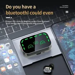 YD05 TWS Earbuds Bluetooth 5.2 HiFi Stereo Wireless In-Ear Hands-Free Sports Headphones -Headphones & Earphones shop YD05 TWS Earbuds Bluetooth 5 2 517051 4