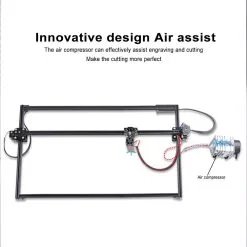 ZBAITU M81 EAIR 10W CNC Laser Engraver, Air Assist, 0.08mm Compressed Spot, Focus Free, Offline Engraving, Cuts 10mm Wood In One Pass, 460*810mm -Headphones & Earphones shop ZBAITU M81 FF80 EAIR 10W CNC Laser Engraving Cutting Machine 517182 4