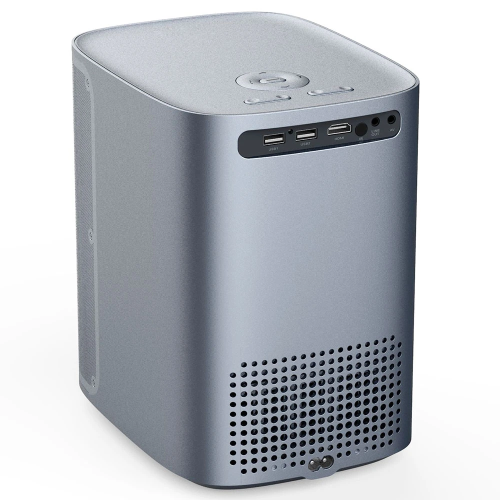 ZZV K1 LCD Projector 600ANSI Lumens 1080P Native Resolution Android 9.0 2+16GB Support 4K HDR - Grey 6 ZZV K1 LCD Projector 600ANSI Lumens 1080P Native Resolution Android 9.0 2+16GB Support 4K HDR - Grey - Image 4