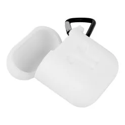 Charging Box Protective Case With Anti-lost Rope For I10 I12 Earbuds - White -Headphones & Earphones shop charging box protective case case 1571982988542