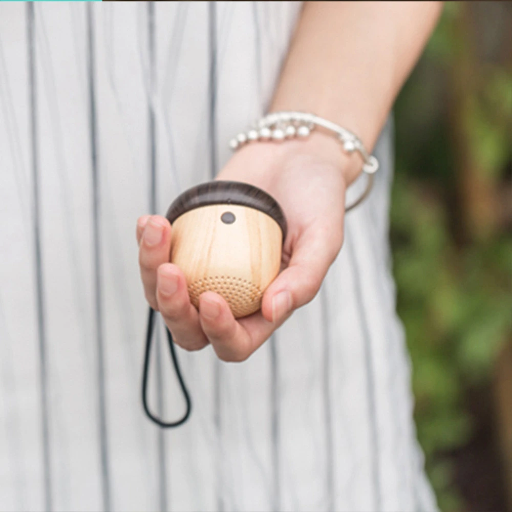 J2 Ultra-Portable Wireless Bluetooth Speaker Wood Texture - Brown 6 J2 Ultra-Portable Wireless Bluetooth Speaker Wood Texture - Brown - Image 4