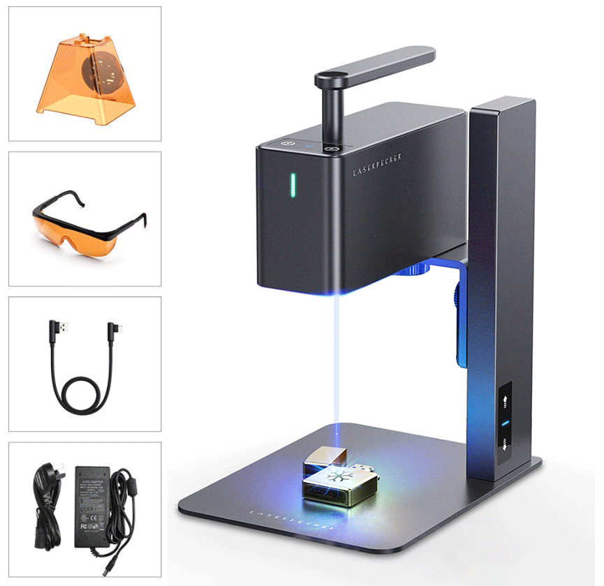 LaserPecker 2 Handheld Laser Engraver Cutter, EU Plug 4 LaserPecker 2 Handheld Laser Engraver Cutter, EU Plug - Image 2