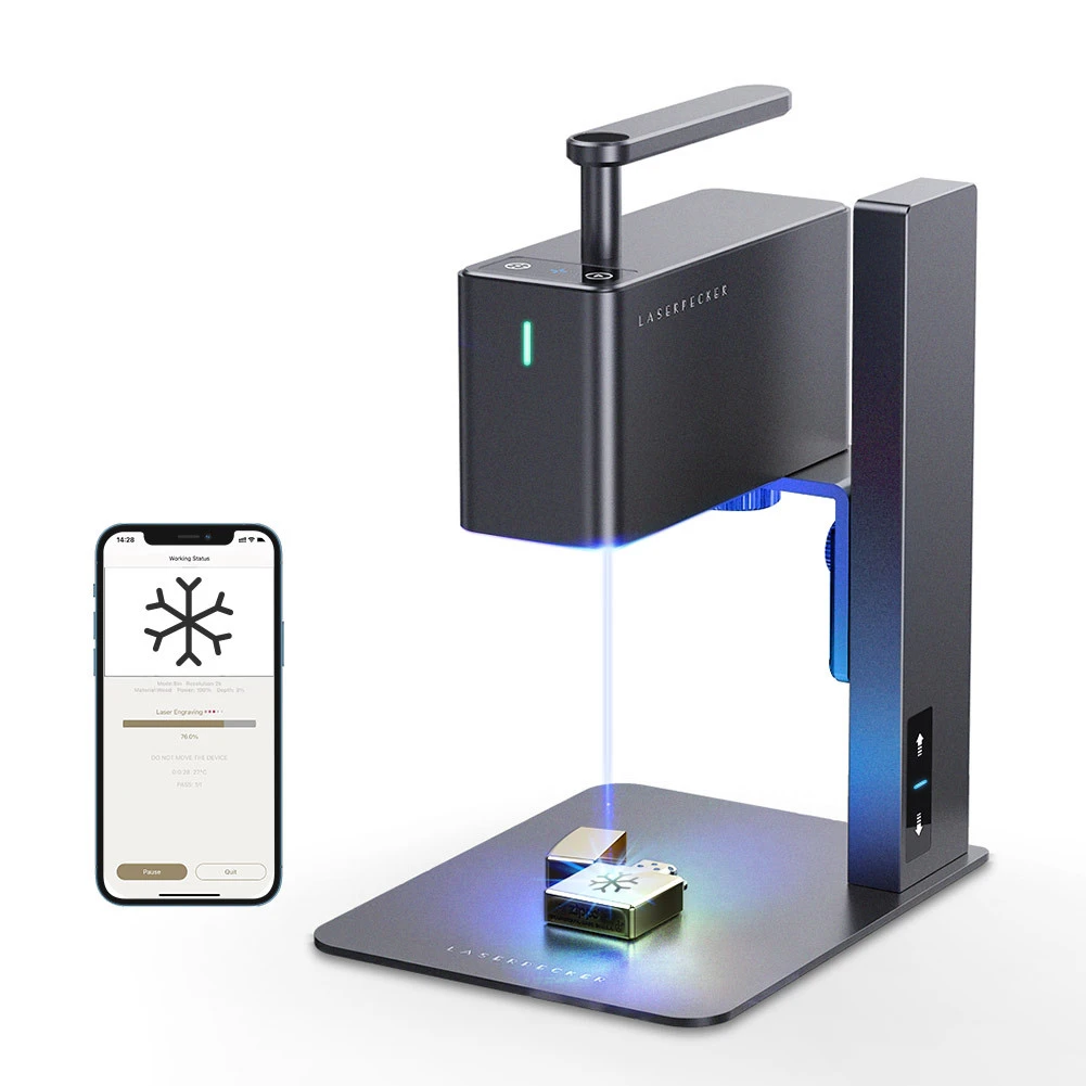 LaserPecker 2 Handheld Laser Engraver Cutter, EU Plug 6 LaserPecker 2 Handheld Laser Engraver Cutter, EU Plug - Image 4