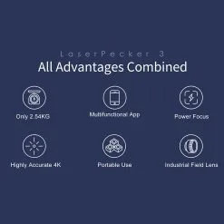 LaserPecker 3 Basic Handheld Laser Marking Machine, 600mm/s Speed, Wireless Connection, 4K Resolution, EU Plug 11 LaserPecker 3 Basic Handheld Laser Marking Machine, 600mm/s Speed, Wireless Connection, 4K Resolution, EU Plug -Headphones & Earphones shop laserpecker 3 super fast handheld laser engraver cutter 774b9a 1658280031812 2