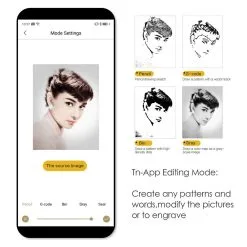 LaserPecker Pro Deluxe Smart Laser Engraver With Auto-focusing Support Stand Smart Control Preview Mode Password Lock Overheat Shutdown Motion Detection Goggles 10000+ Hours Lifespan -Headphones & Earphones shop laserpecker pro smart laser engraver grey 1586759154140