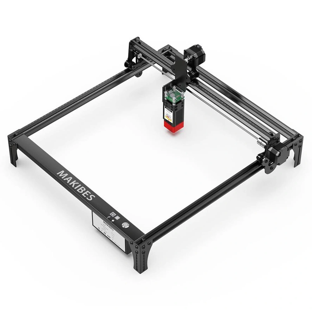 Makibes X1 5.5W Laser Engraver, 0.06-0.1mm Compressed Spot, 0.01mm Accuracy, 8000mm/min Engraving Speed, 410*400mm 4 Makibes X1 5.5W Laser Engraver, 0.06-0.1mm Compressed Spot, 0.01mm Accuracy, 8000mm/min Engraving Speed, 410*400mm - Image 2