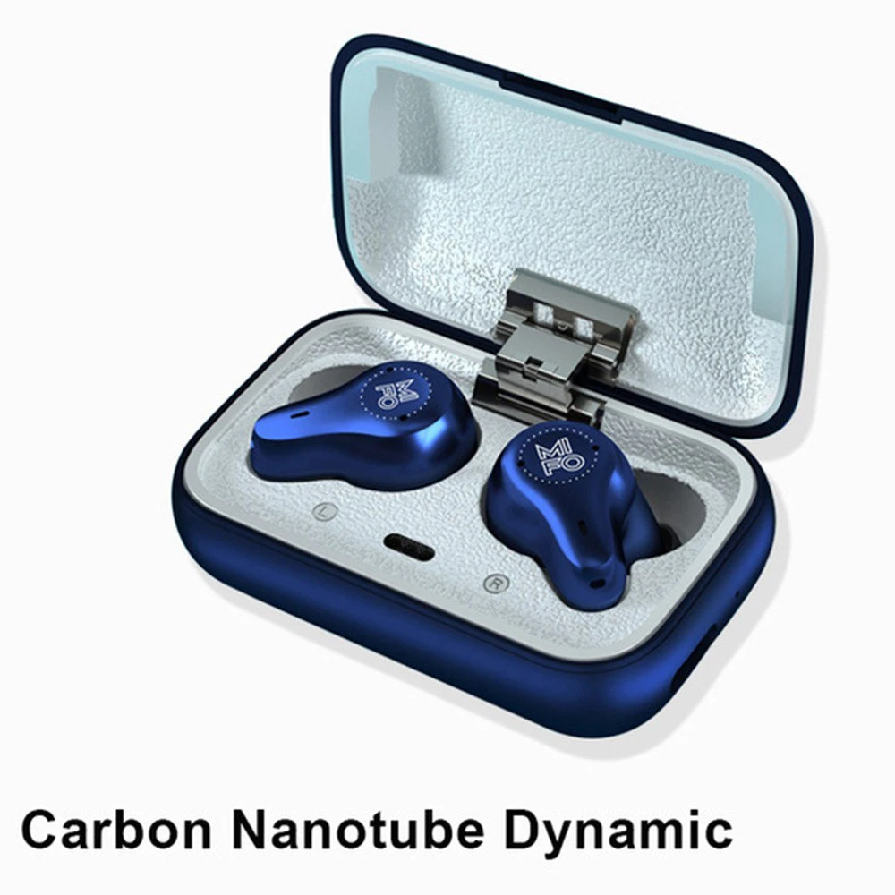 Mifo O7 Bluetooth 5.0 Qualcomm QCC3020 TWS Earphones Carbon Nanotube Dynamic Drivers Independent Usage IPX7 AAC/SBC/aptX Compatible With Alexa Siri 7 Hours Playtime - Blue 5 Mifo O7 Bluetooth 5.0 Qualcomm QCC3020 TWS Earphones Carbon Nanotube Dynamic Drivers Independent Usage IPX7 AAC/SBC/aptX Compatible With Alexa Siri 7 Hours Playtime - Blue - Image 3