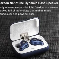 Mifo O7 Bluetooth 5.0 Qualcomm QCC3020 TWS Earphones Carbon Nanotube Dynamic Drivers Independent Usage IPX7 AAC/SBC/aptX Compatible With Alexa Siri 7 Hours Playtime - Blue -Headphones & Earphones shop mifo o7 bluetooth 5 0 tws qualcomm qcc3020 earphones blue 1603943627464