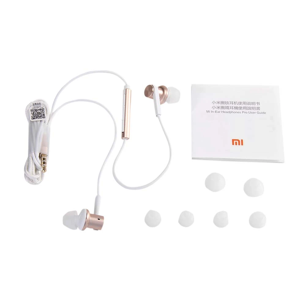 Xiaomi Mi IV In-ear Dual Dynamic Driver Wired Control Earphone Headphone With MIC For Android IOS - Gold 5 Xiaomi Mi IV In-ear Dual Dynamic Driver Wired Control Earphone Headphone With MIC For Android IOS - Gold - Image 3