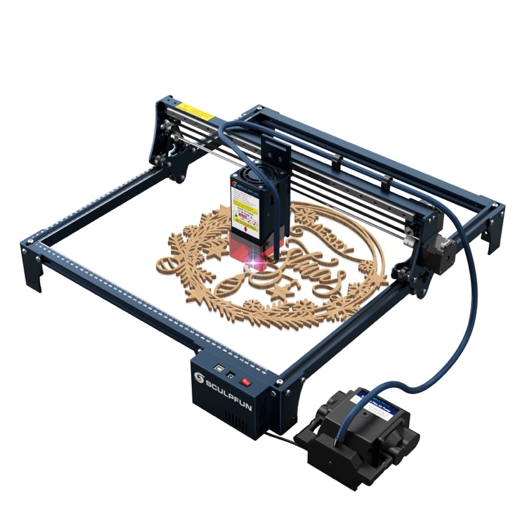 SCULPFUN S30 Pro Max 20W Laser Engraver Cutter, Automatic Air-assist, 0.08*0.1mm Laser Focus, 32-bit Motherboard, Replaceable Lens, Engraving Size 410*400mm, Expandable To 935*905mm 4 SCULPFUN S30 Pro Max 20W Laser Engraver Cutter, Automatic Air-assist, 0.08*0.1mm Laser Focus, 32-bit Motherboard, Replaceable Lens, Engraving Size 410*400mm, Expandable To 935*905mm - Image 2