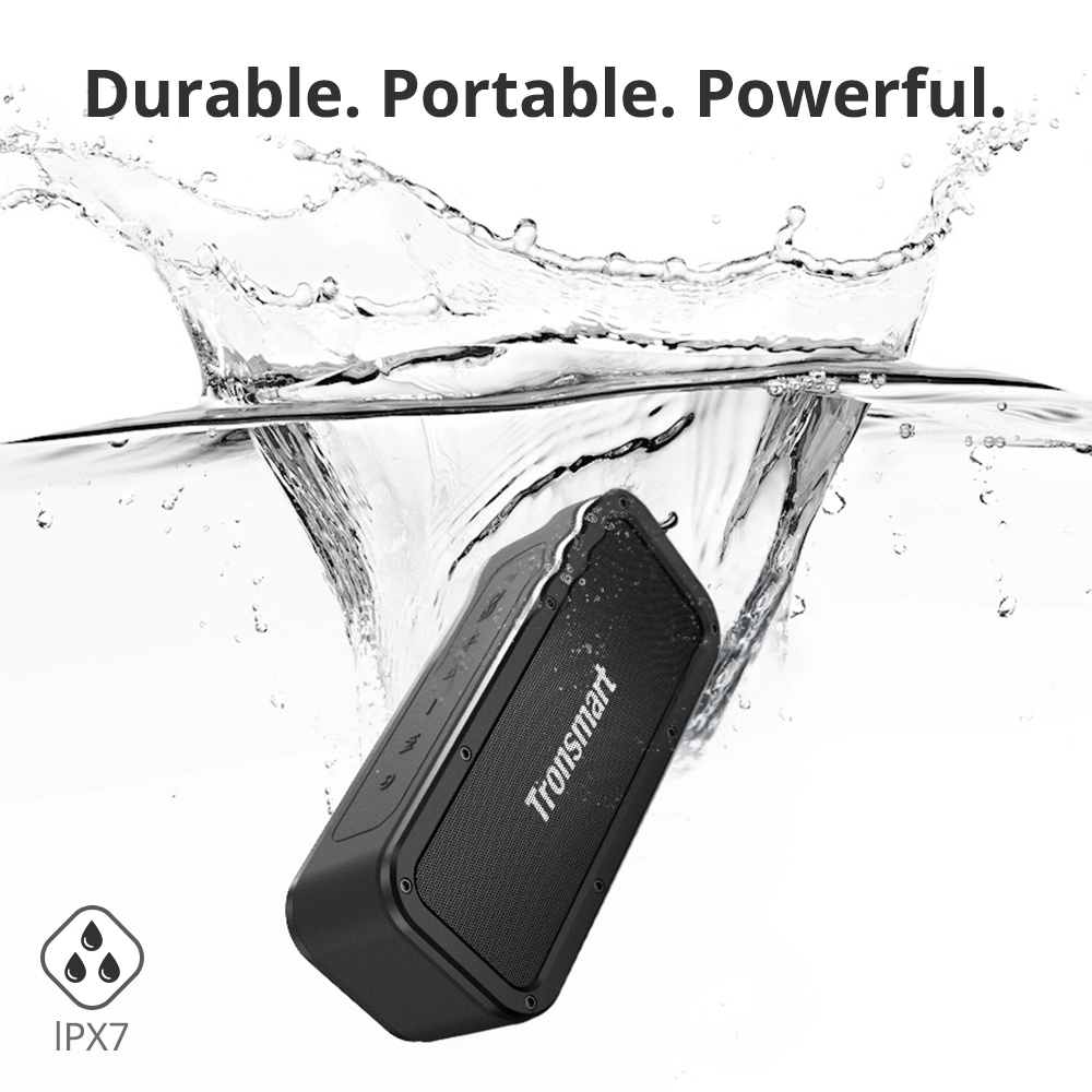 Tronsmart Force SoundPulse™ 40W Bluetooth 5.0 Speaker IPX7 Water Resistant Siri TWS & NFC 15 Hours Playtime 4 Tronsmart Force SoundPulse™ 40W Bluetooth 5.0 Speaker IPX7 Water Resistant Siri TWS & NFC 15 Hours Playtime - Image 2