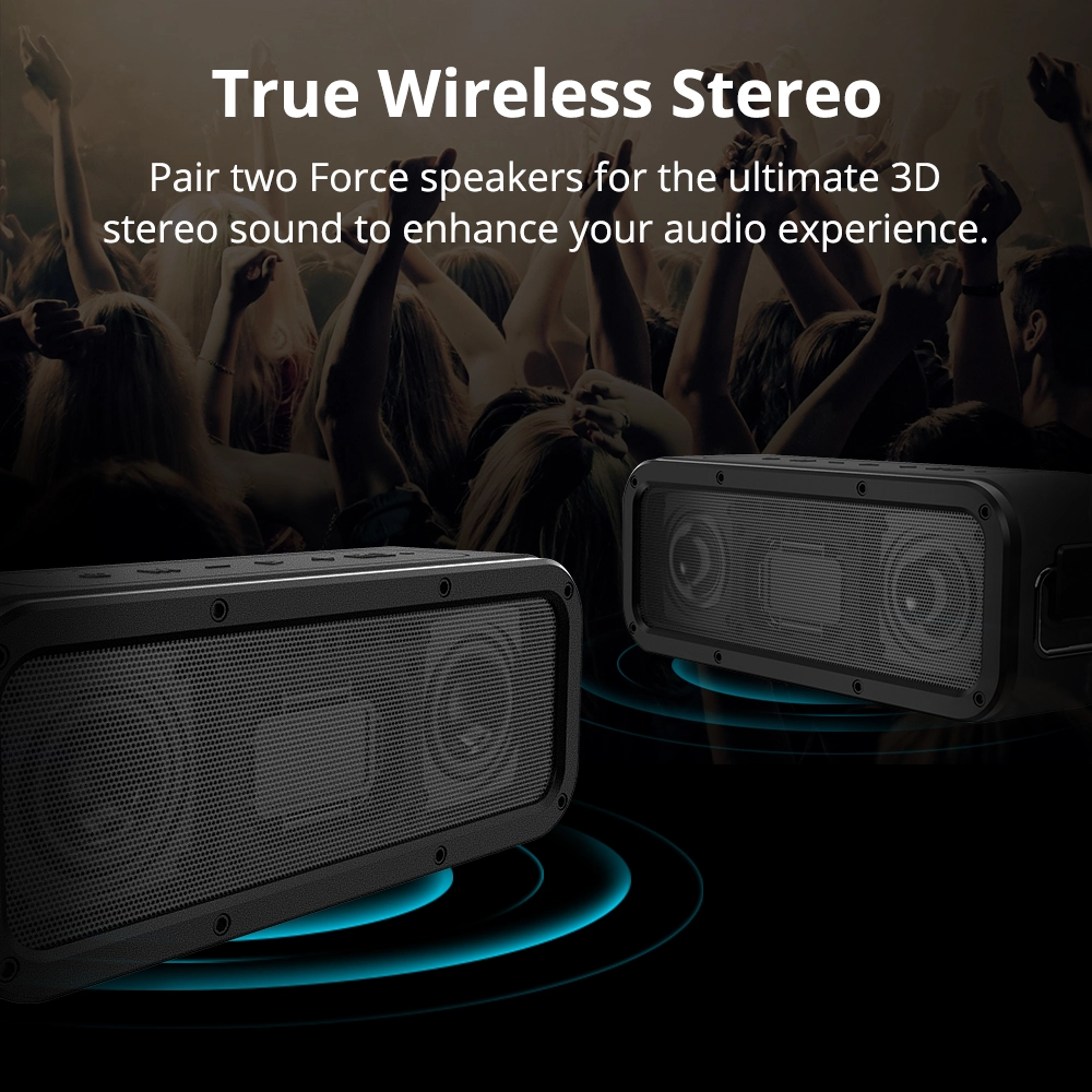Tronsmart Force SoundPulse™ 40W Bluetooth 5.0 Speaker IPX7 Water Resistant Siri TWS & NFC 15 Hours Playtime 7 Tronsmart Force SoundPulse™ 40W Bluetooth 5.0 Speaker IPX7 Water Resistant Siri TWS & NFC 15 Hours Playtime - Image 5