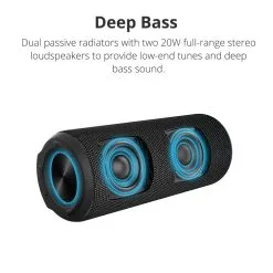 Tronsmart Element T6 Plus Portable Bluetooth 5.0 Speaker With 40W Max Output, Deep Bass, IPX6 Waterproof, TWS - Black -Headphones & Earphones shop tronsmart element t6 plus bluetooth speaker black 1571991426497