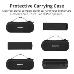 Tronsmart Force/Mega/T6/T6 Plus Carrying Case Portable Travel Bag Protective Case -Headphones & Earphones shop tronsmart force mega t6 t6 plus speaker carry case 1574132728605