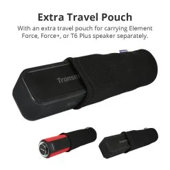 Tronsmart Force/Mega/T6/T6 Plus Carrying Case Portable Travel Bag Protective Case -Headphones & Earphones shop tronsmart force mega t6 t6 plus speaker carry case 1574132729526