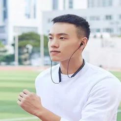 Xiaomi LYXQEJ02JY Wireless Bluetooth Necklace Headphones Lite - Black -Headphones & Earphones shop xiaomi lyxqej02jy headphones orange black 1572312010635